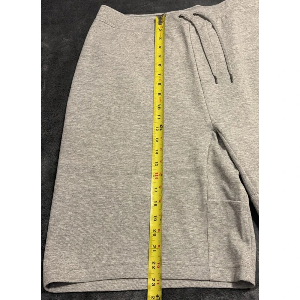 LARGE TALL Mens Polo Ralph Lauren Solid Knit Shorts Grey